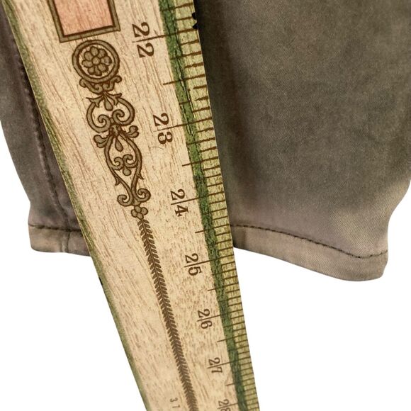 Adriano Goldschmied Anthropologie The Prima Crop Cigarette Jeans Pants Gray 26 - Picture 8 of 12